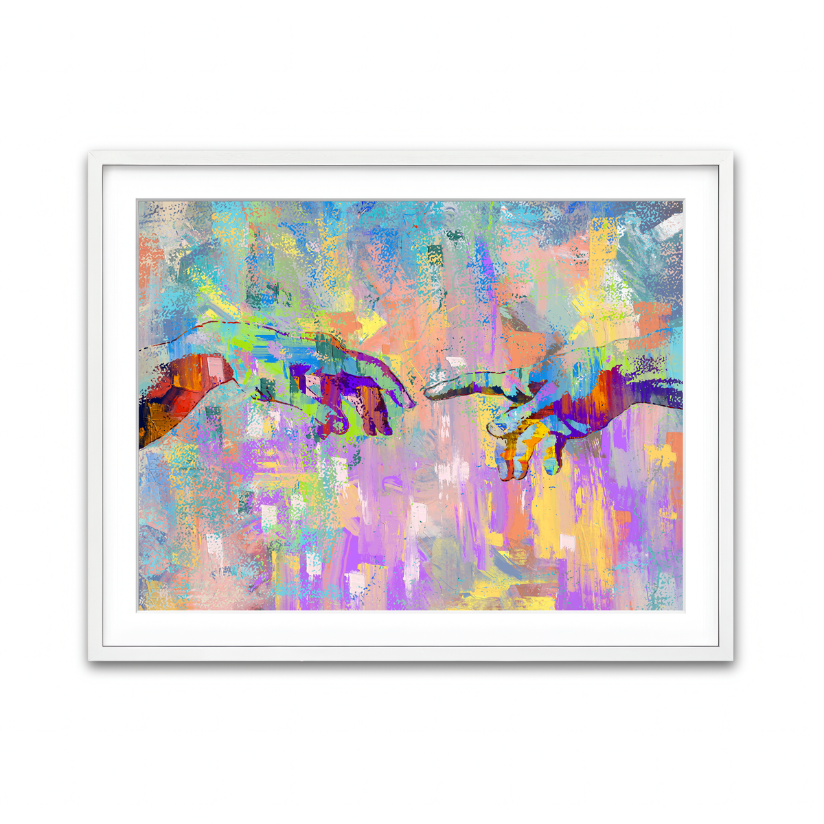 Framed Print 4x3 White