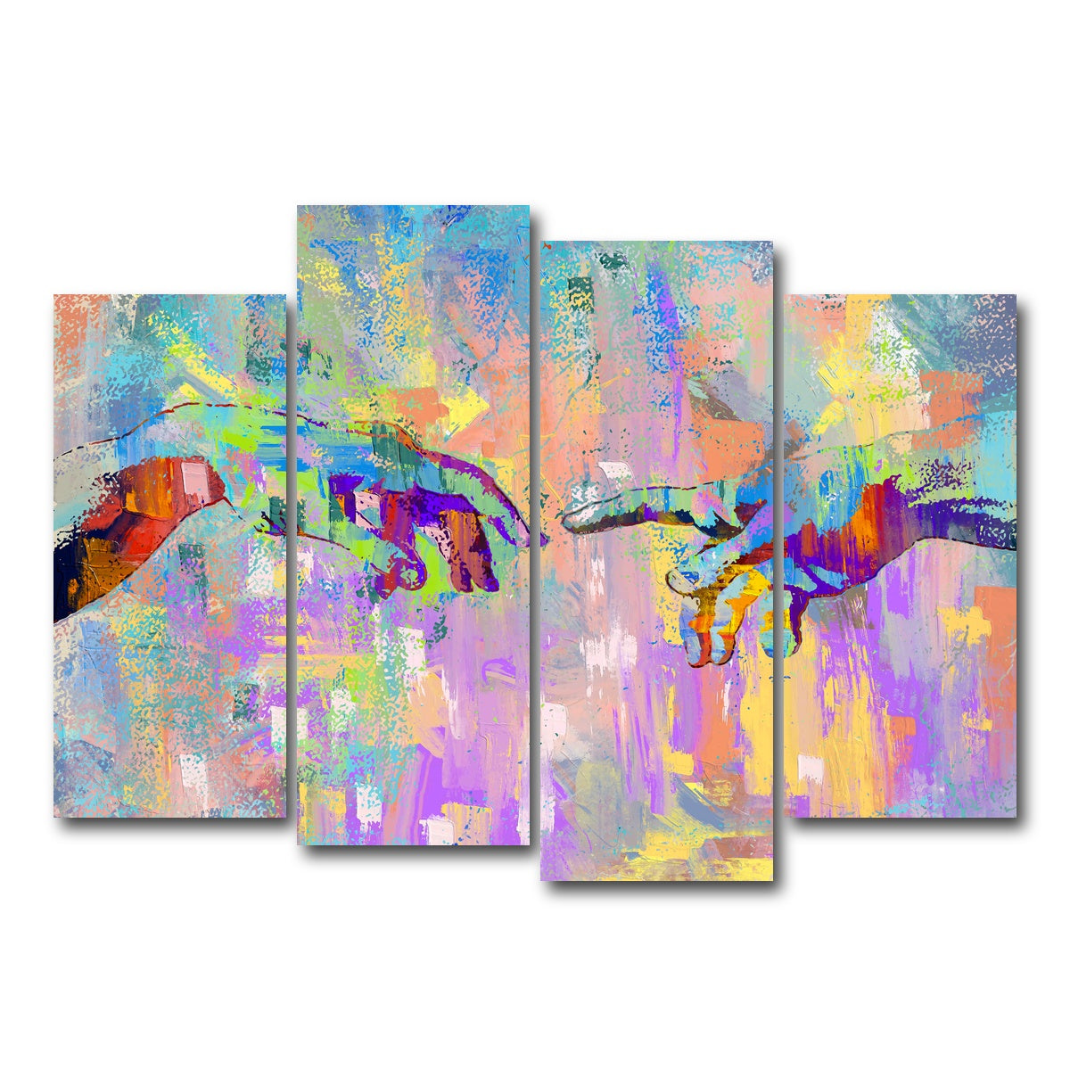 AUTO-MOCKUP WHITE | creation | 4 Piece | Gallery Wrap Canvas | group=4_normal