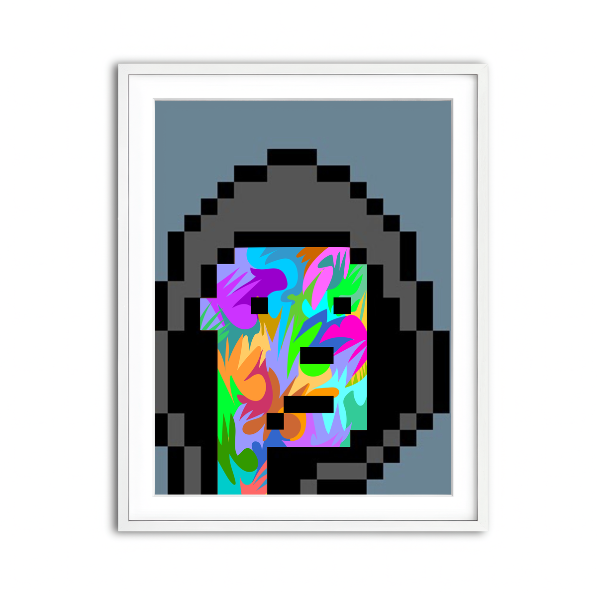 Framed Print 3x4 White