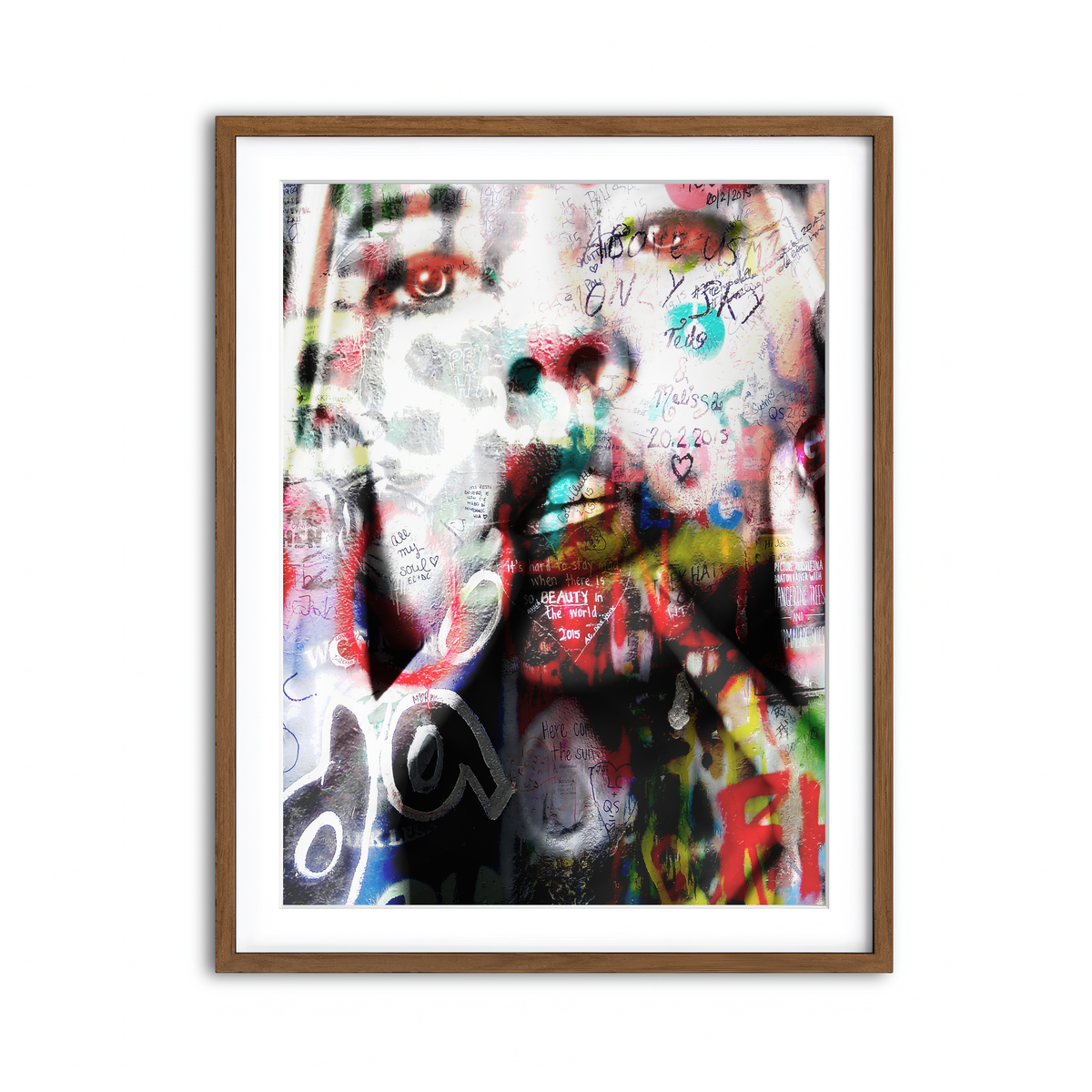 Framed Print 3x4 Walnut