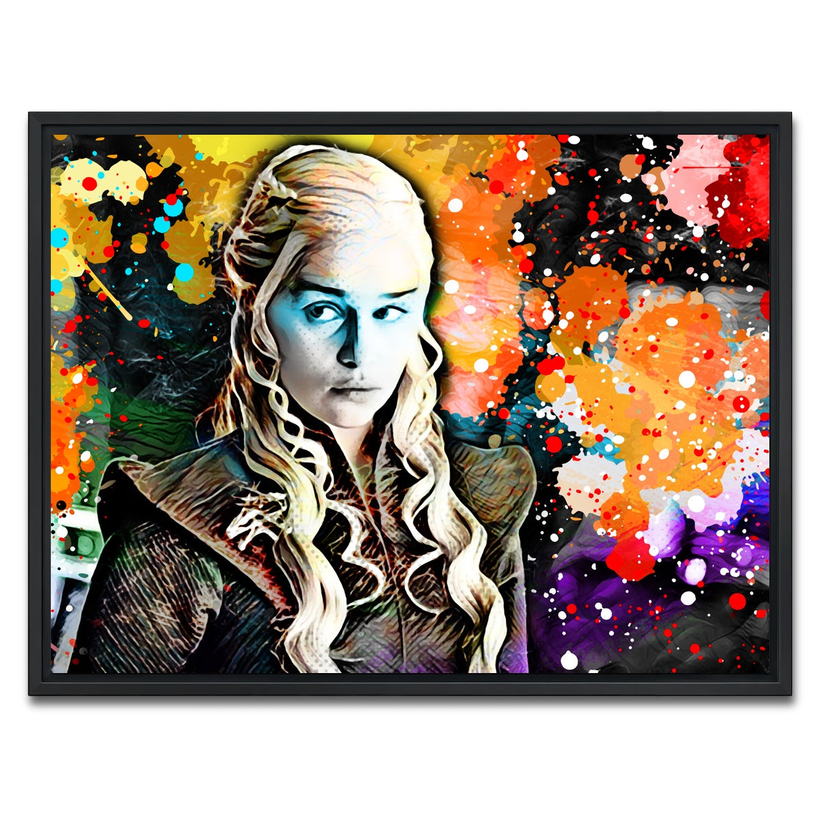 AUTO-MOCKUP WHITE | daenerys | 1 Piece | Black Framed Canvas | group=4x3