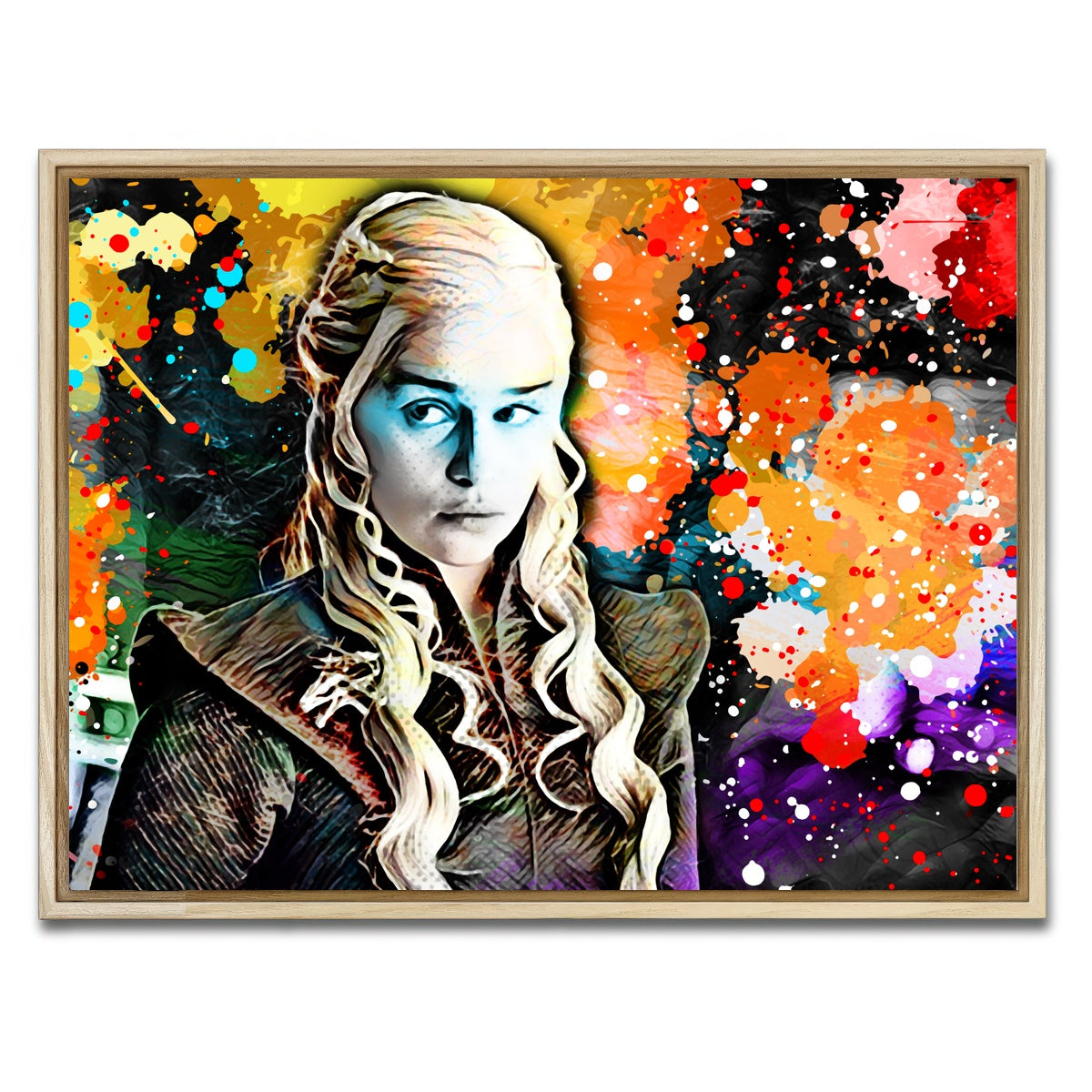 AUTO-MOCKUP WHITE | daenerys | 1 Piece | Natural Framed Canvas | group=4x3