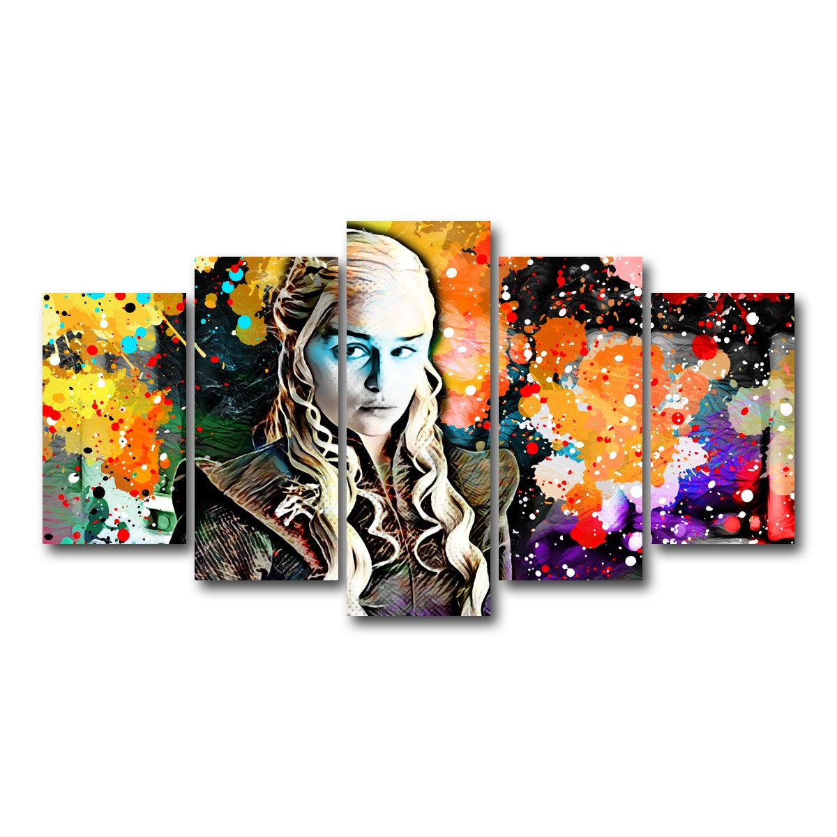 AUTO-MOCKUP WHITE | daenerys | 5 Piece | Gallery Wrap Canvas | group=5_normal