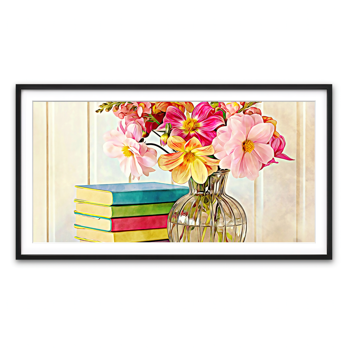 Framed Print 2x1 Black