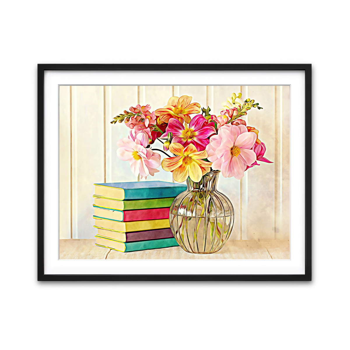 Framed Print 4x3 Black