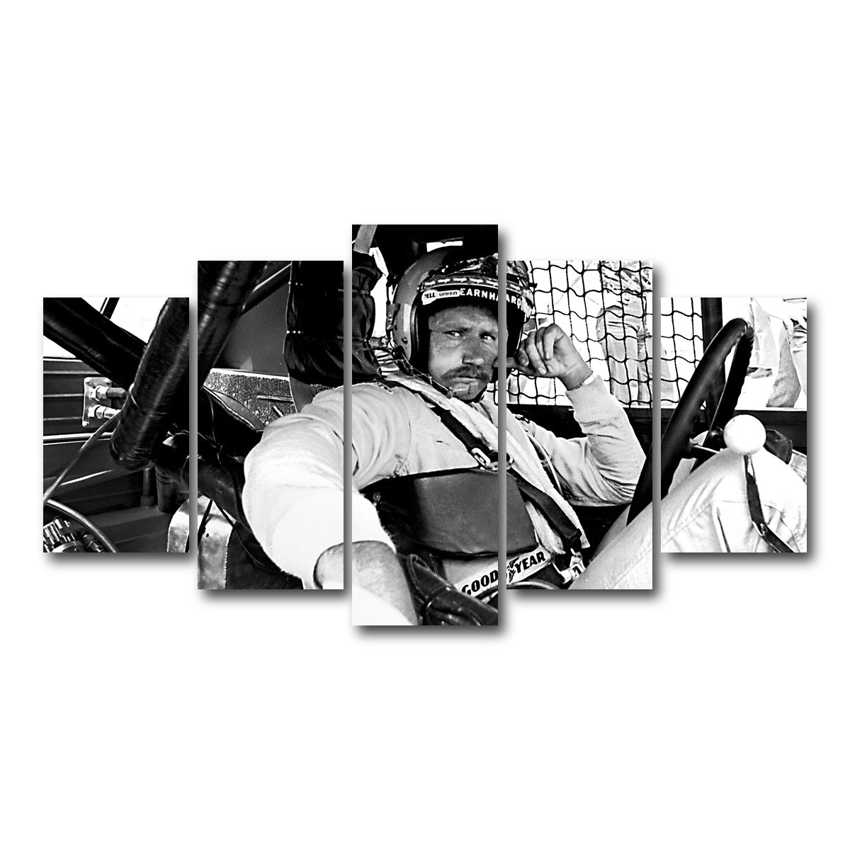 AUTO-MOCKUP WHITE | dale earnhardt | 5 Piece | Gallery Wrap Canvas | group=5_normal