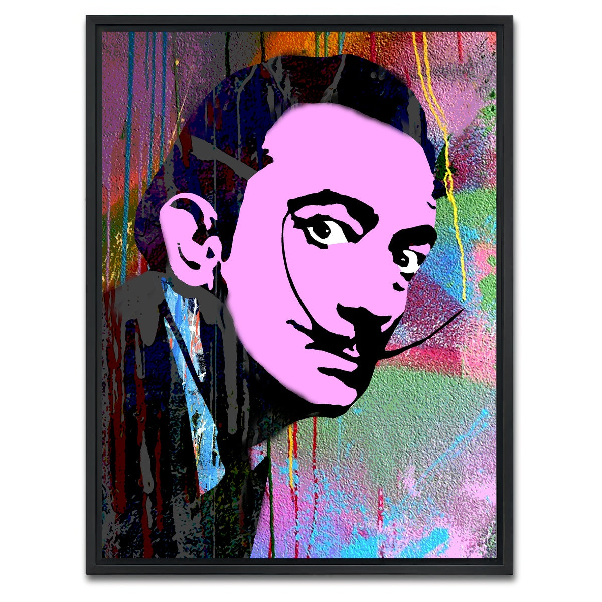 AUTO-MOCKUP WHITE | dali | 1 Piece | Black Framed Canvas | group=3x4