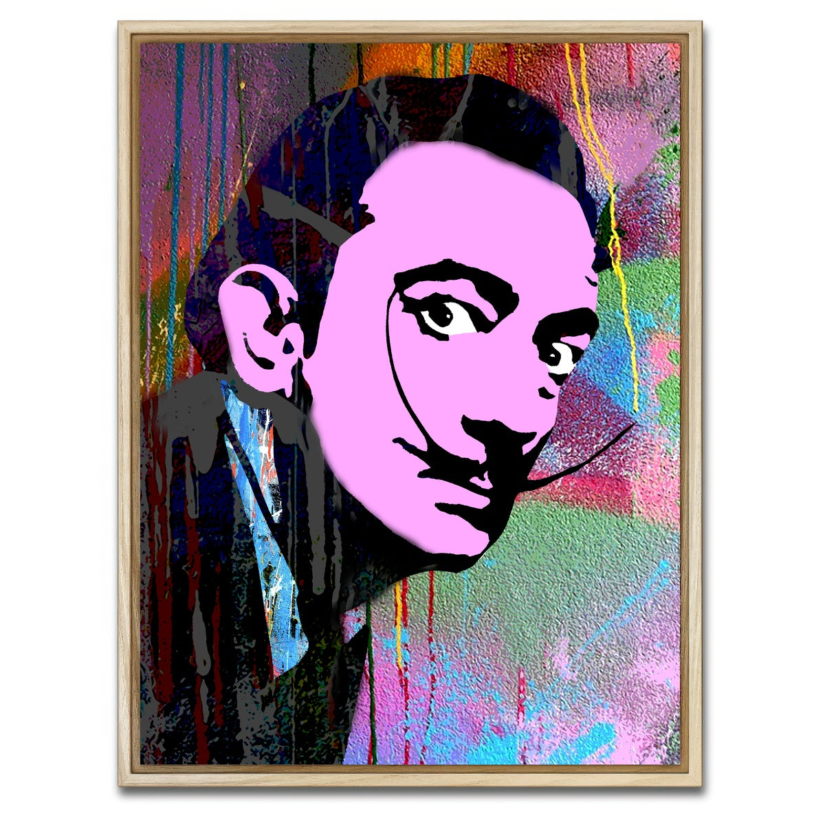 AUTO-MOCKUP WHITE | dali | 1 Piece | Natural Framed Canvas | group=3x4