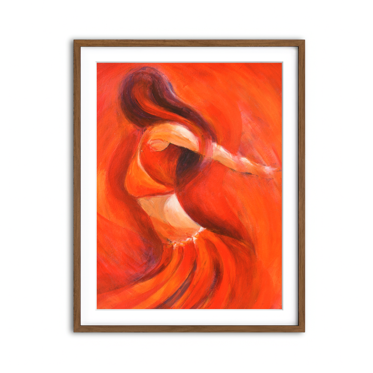 Framed Print 3x4 Walnut