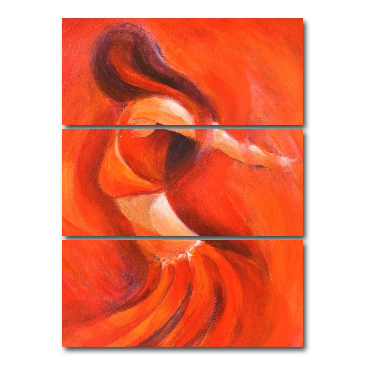 AUTO-MOCKUP WHITE | dancing flame | 3 Piece | Gallery Wrap Canvas | group=8x18_stacked