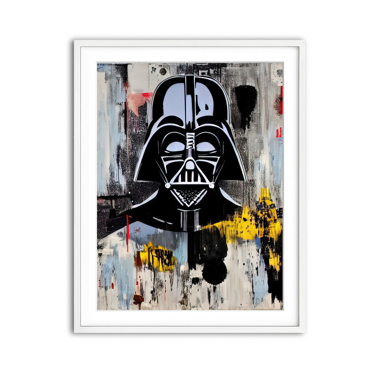 Framed Print 3x4 White