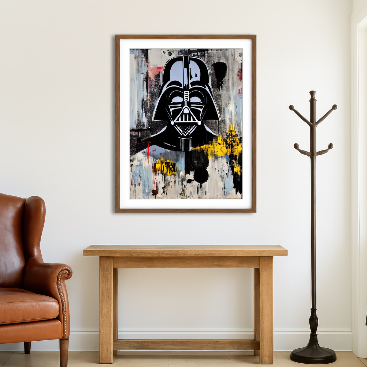 AUTO-MOCKUP ROOM | Darth Vader Wall Art