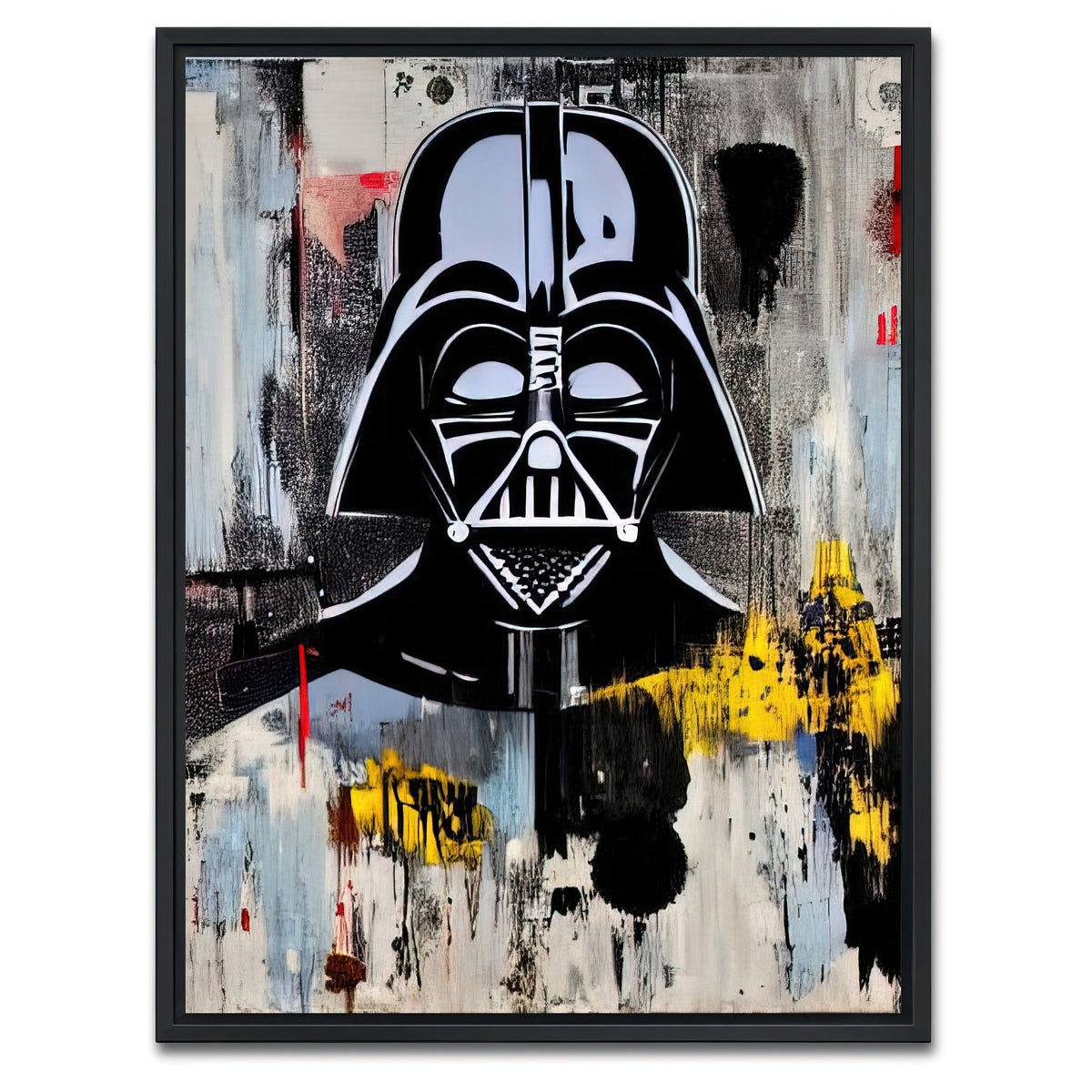 AUTO-MOCKUP WHITE | darth vader | 1 Piece | Black Framed Canvas | group=3x4