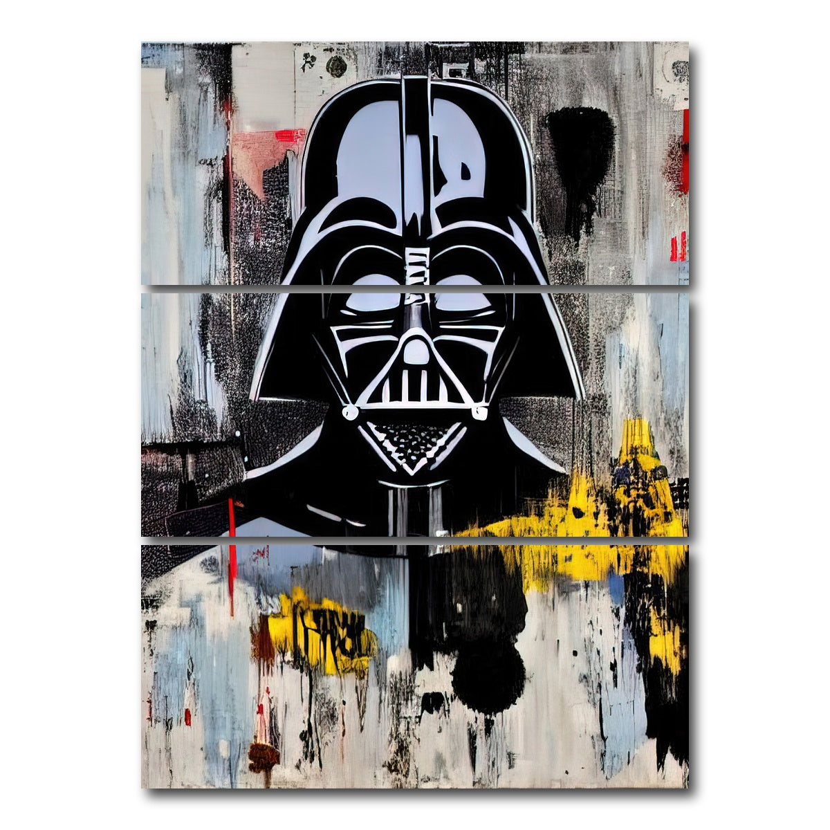 AUTO-MOCKUP WHITE | darth vader | 3 Piece | Gallery Wrap Canvas | group=8x18_stacked