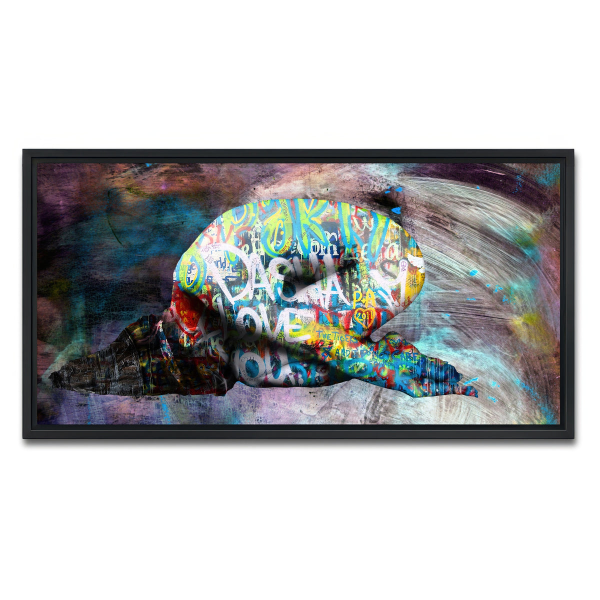 AUTO-MOCKUP WHITE | dasha love you | 1 Piece | Black Framed Canvas | group=2x1