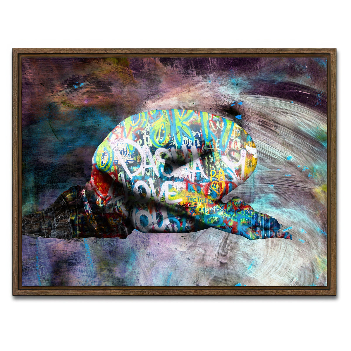 AUTO-MOCKUP WHITE | dasha love you | 1 Piece | Walnut Framed Canvas | group=4x3