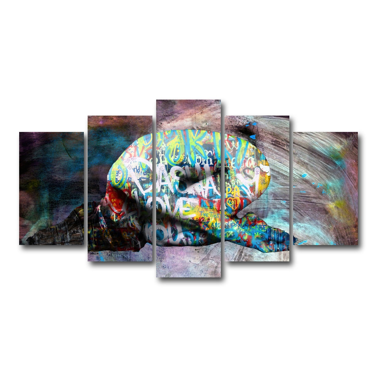 AUTO-MOCKUP WHITE | dasha love you | 5 Piece | Gallery Wrap Canvas | group=5_normal