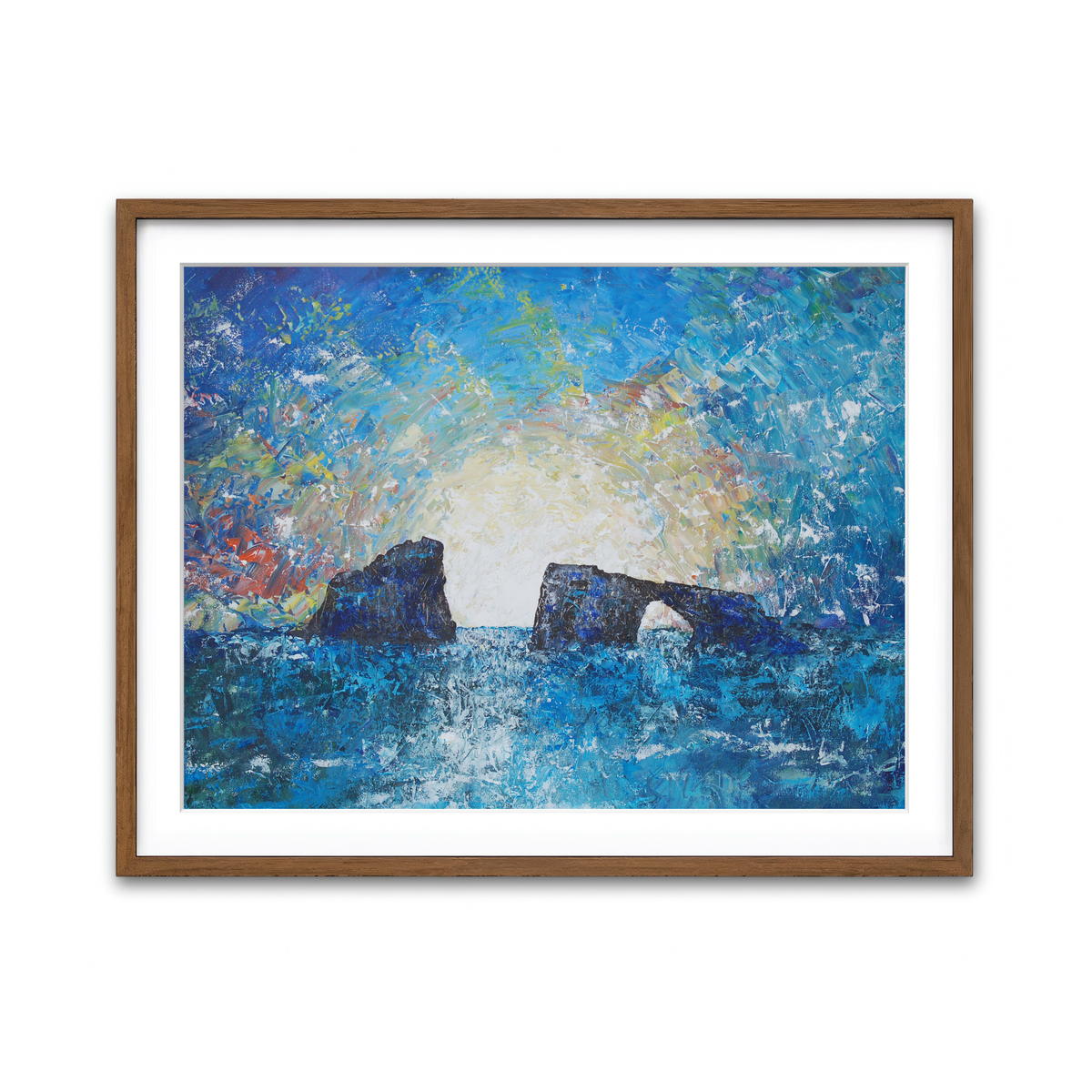 Framed Print 4x3 Walnut