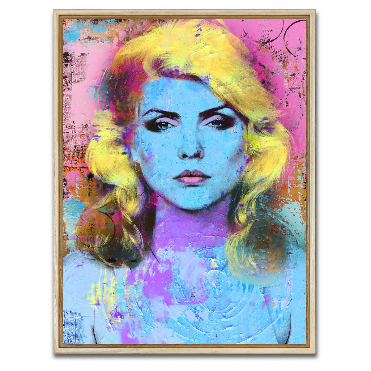 AUTO-MOCKUP WHITE | debbie harry | 1 Piece | Natural Framed Canvas | group=3x4