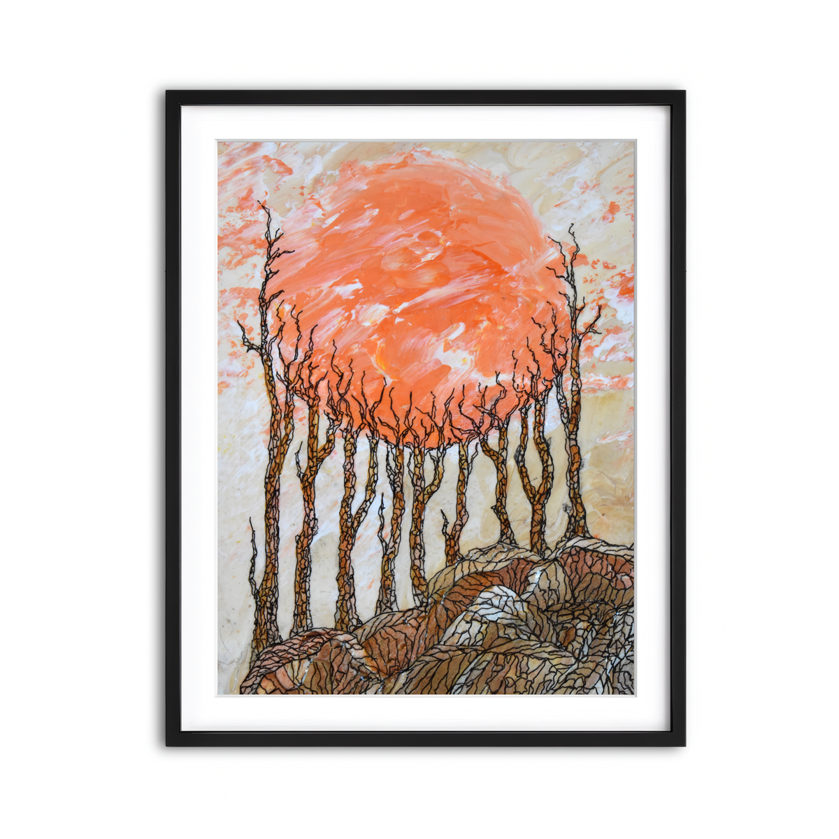 Framed Print 3x4 Black