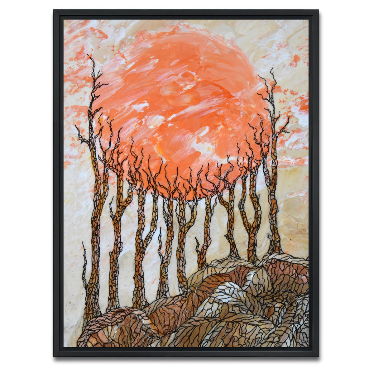 AUTO-MOCKUP WHITE | desire to dream | 1 Piece | Black Framed Canvas | group=3x4