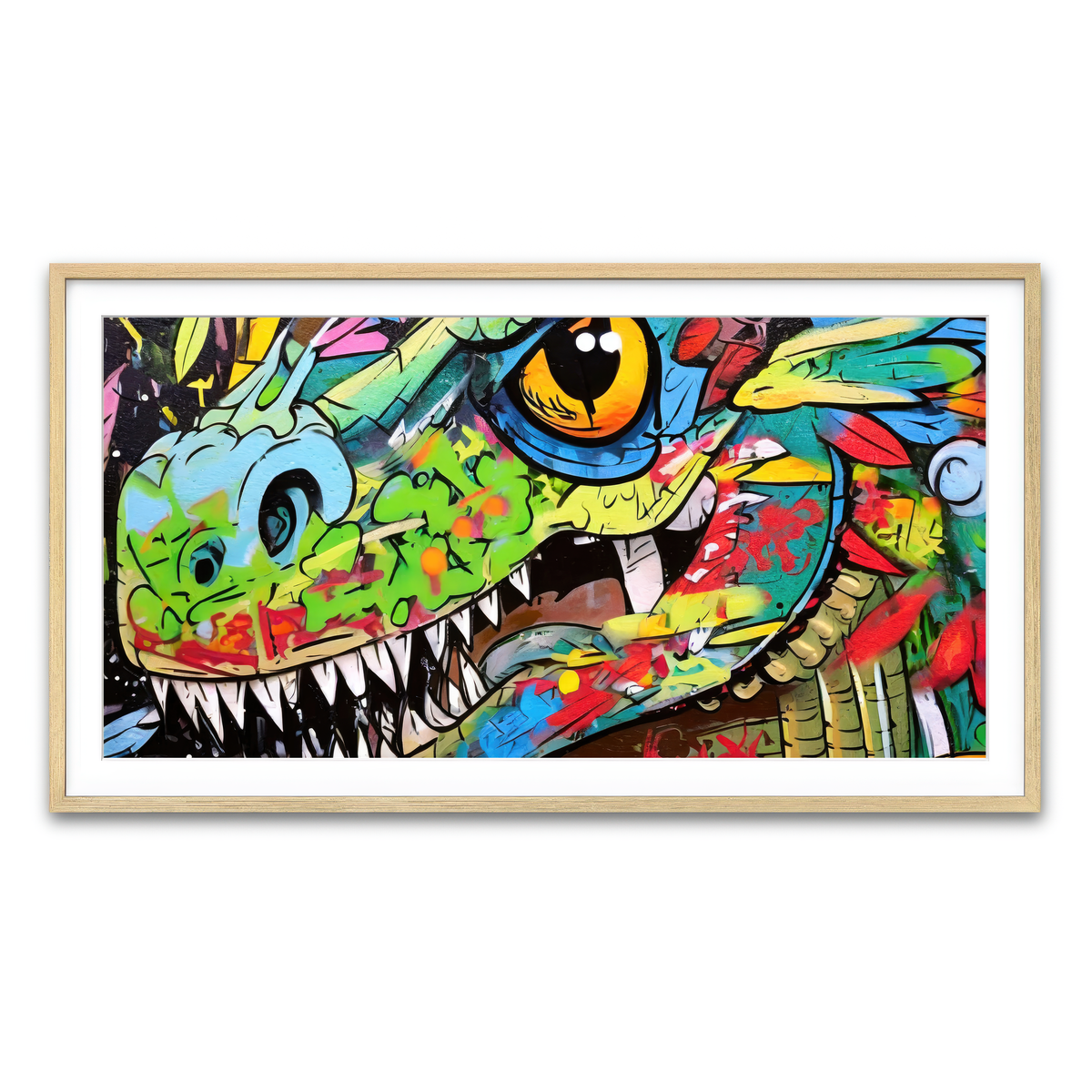 Framed Print 2x1 Natural