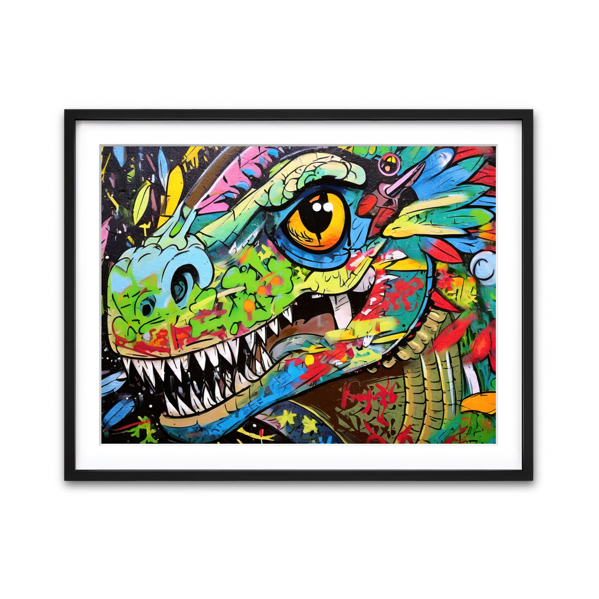 Framed Print 4x3 Black