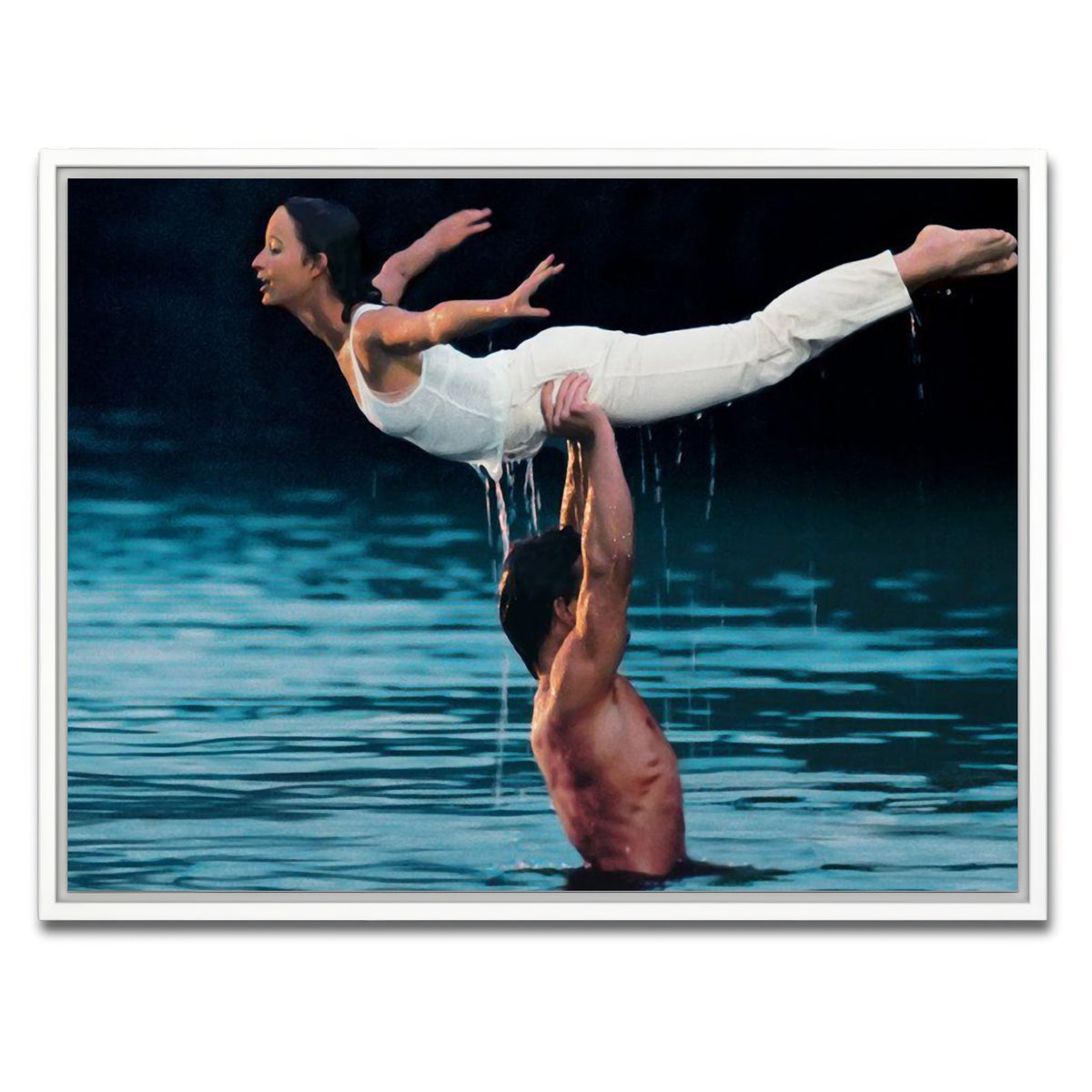 AUTO-MOCKUP WHITE | dirty dancing | 1 Piece | White Framed Canvas | group=4x3