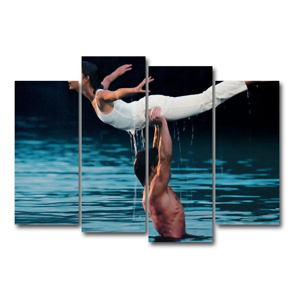 AUTO-MOCKUP WHITE | dirty dancing | 4 Piece | Gallery Wrap Canvas | group=4_normal