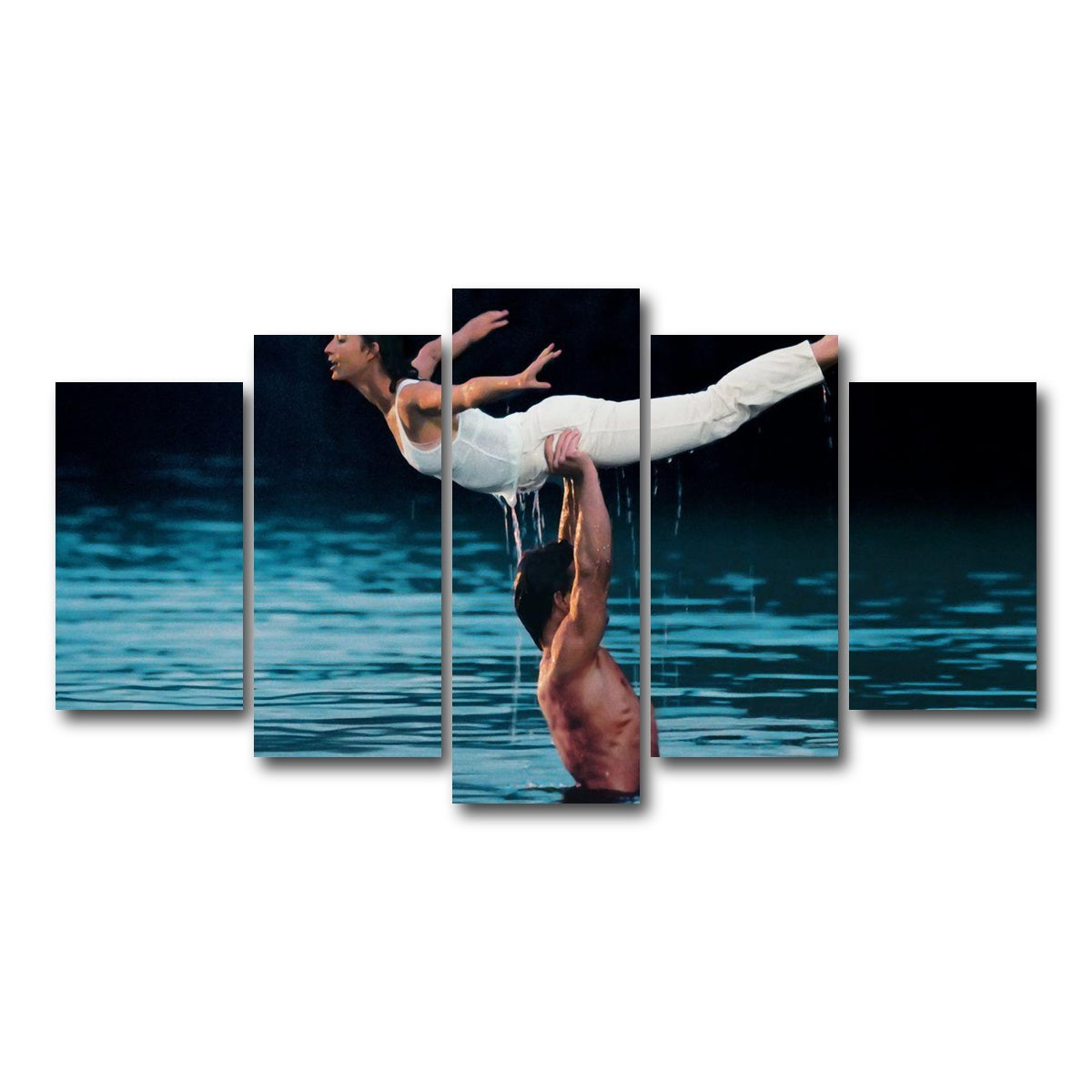 AUTO-MOCKUP WHITE | dirty dancing | 5 Piece | Gallery Wrap Canvas | group=5_normal