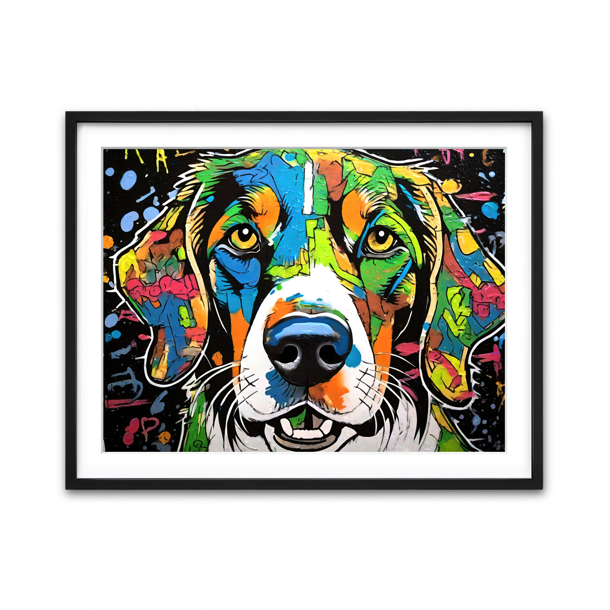 Framed Print 4x3 Black