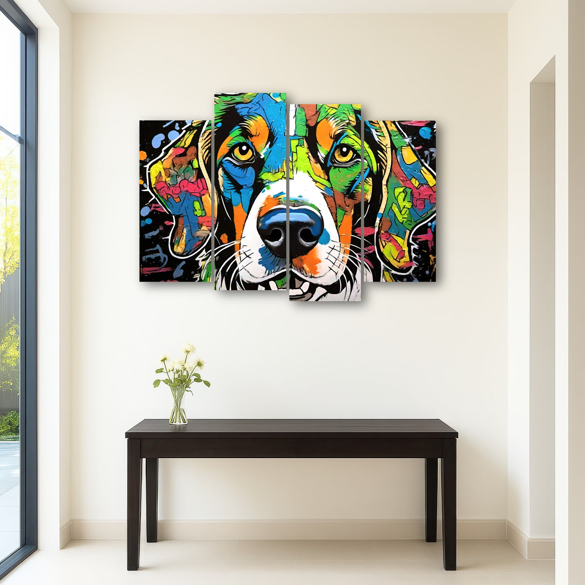 AUTO-MOCKUP ROOM | dog graffiti