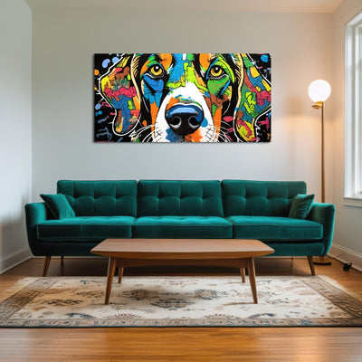 AUTO-MOCKUP ROOM | dog graffiti