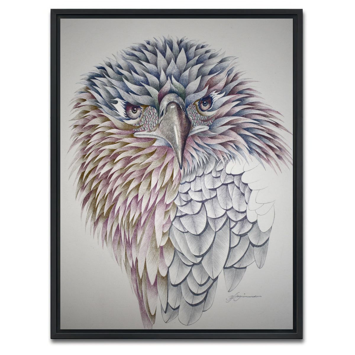 AUTO-MOCKUP WHITE | dominance | 1 Piece | Black Framed Canvas | group=3x4