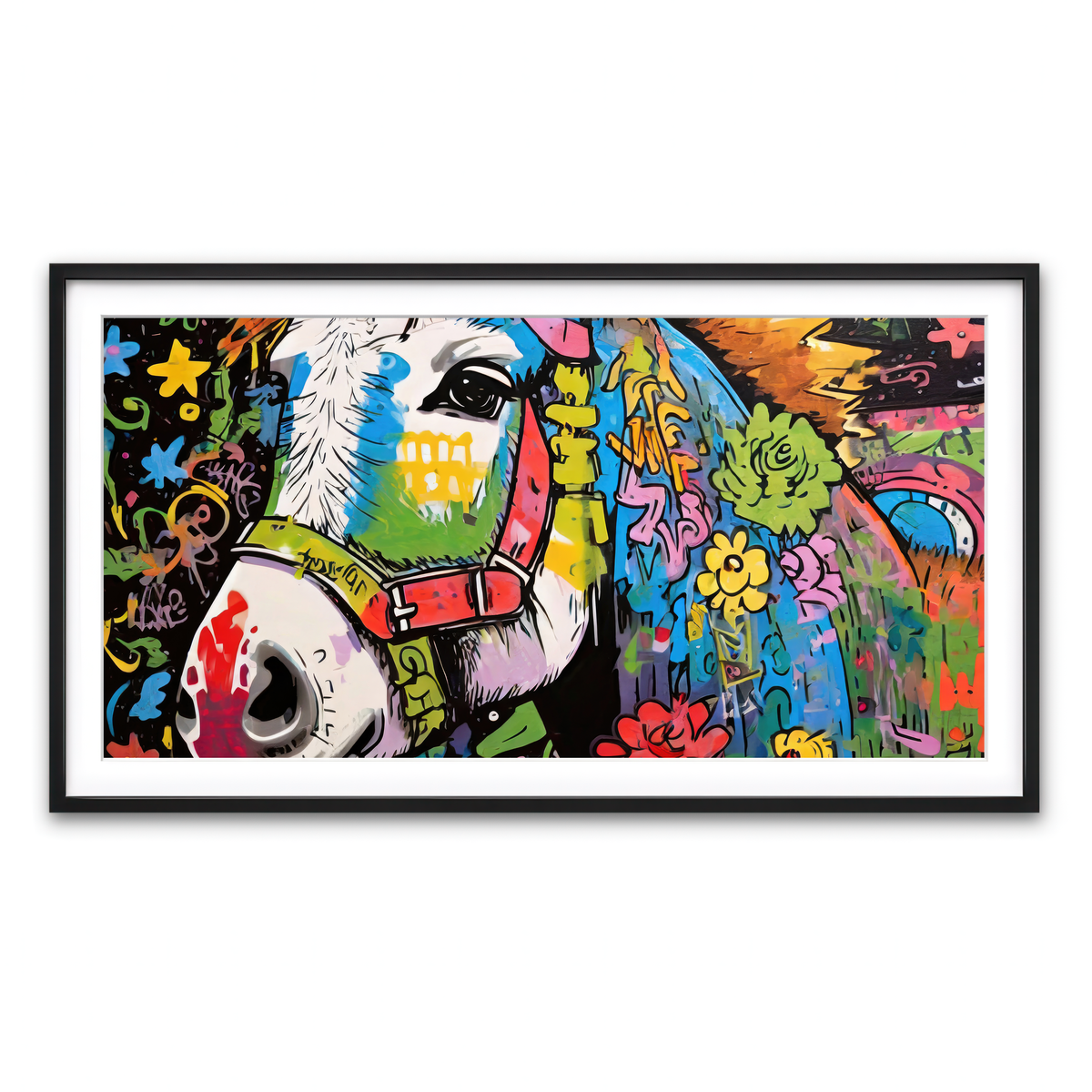 Framed Print 2x1 Black