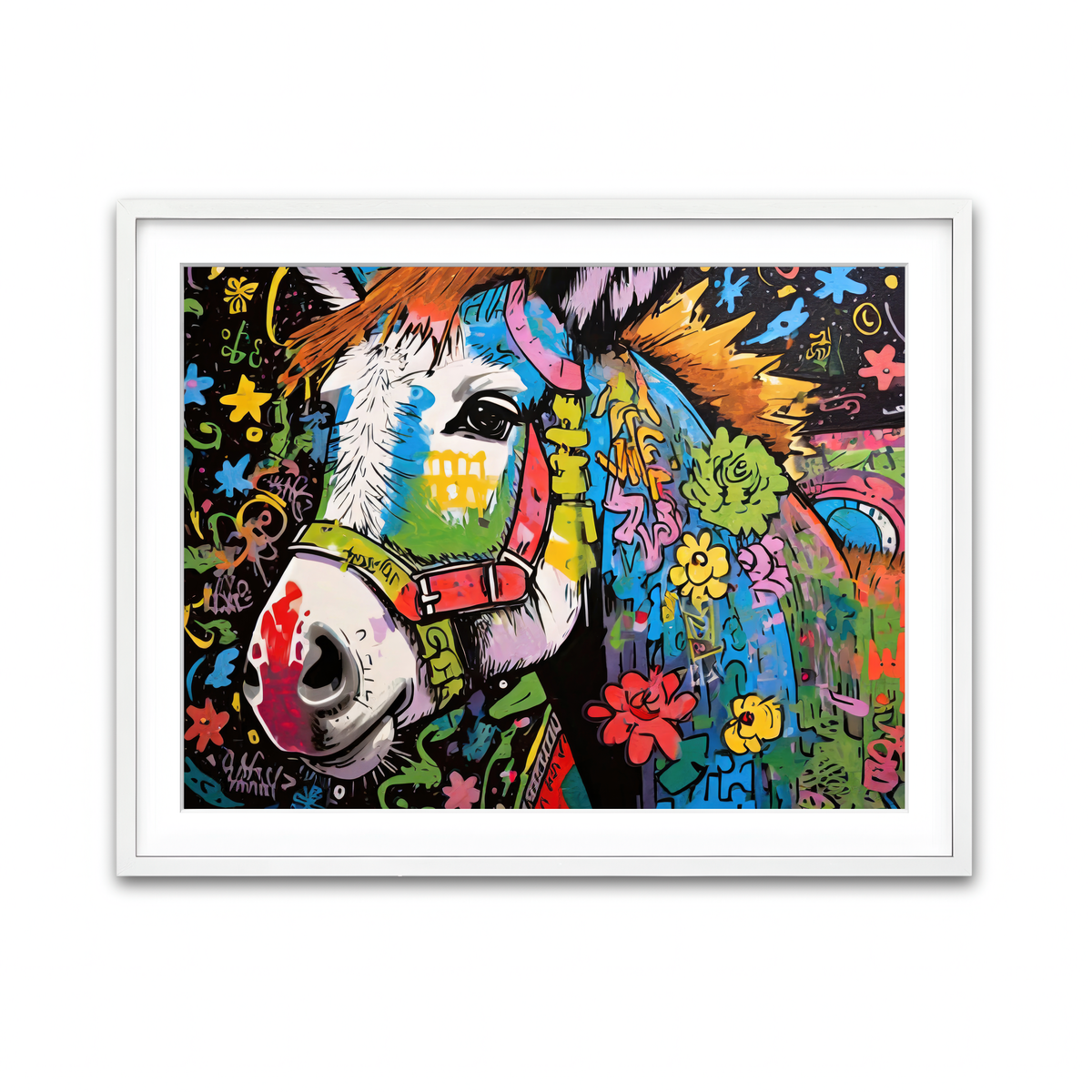 Framed Print 4x3 White