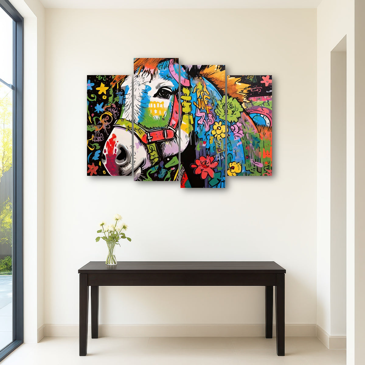 AUTO-MOCKUP ROOM | donkey graffiti