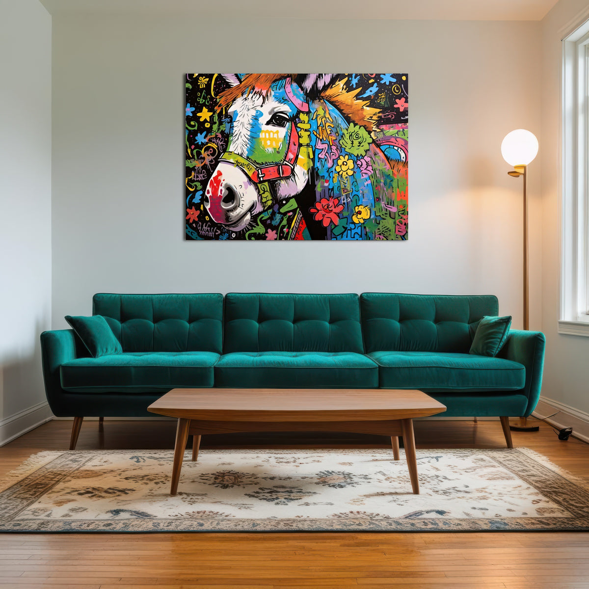 AUTO-MOCKUP ROOM | donkey graffiti