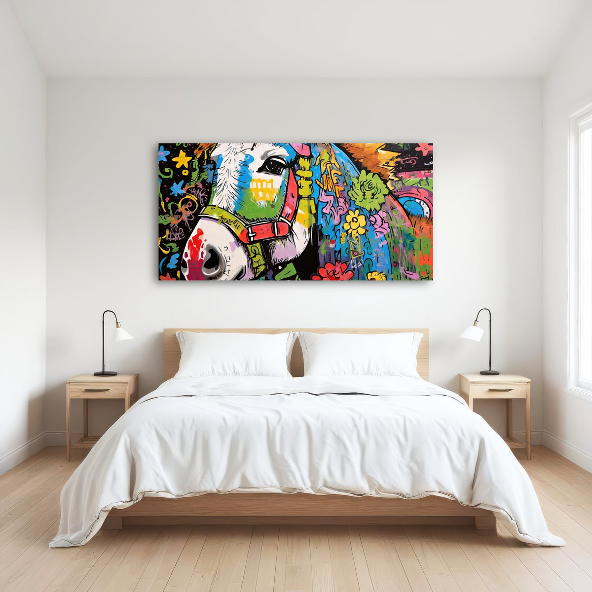 AUTO-MOCKUP ROOM | donkey graffiti