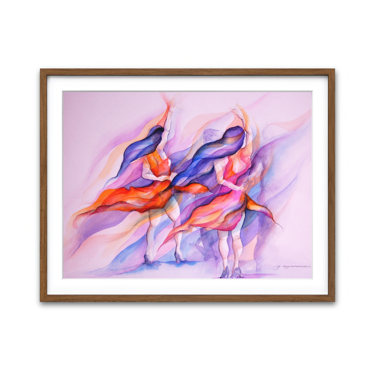 Framed Print 4x3 Walnut