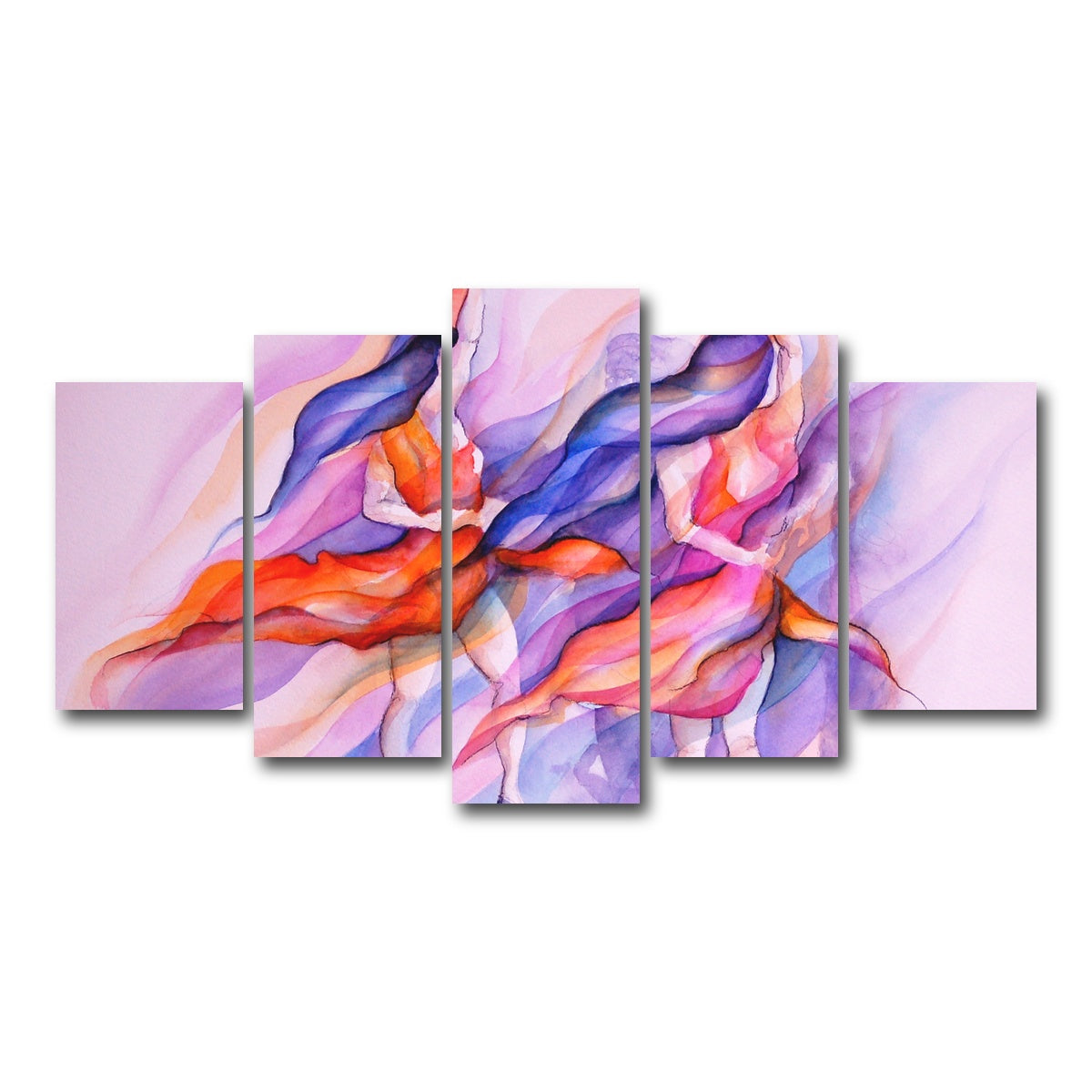 AUTO-MOCKUP WHITE | double delight | 5 Piece | Gallery Wrap Canvas | group=5_normal