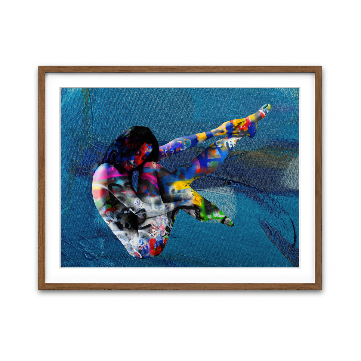 Framed Print 4x3 Walnut