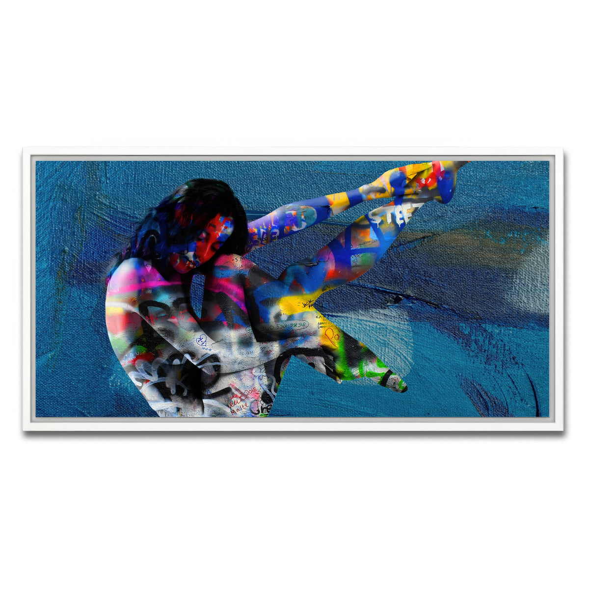 AUTO-MOCKUP WHITE | dreamer | 1 Piece | White Framed Canvas | group=2x1