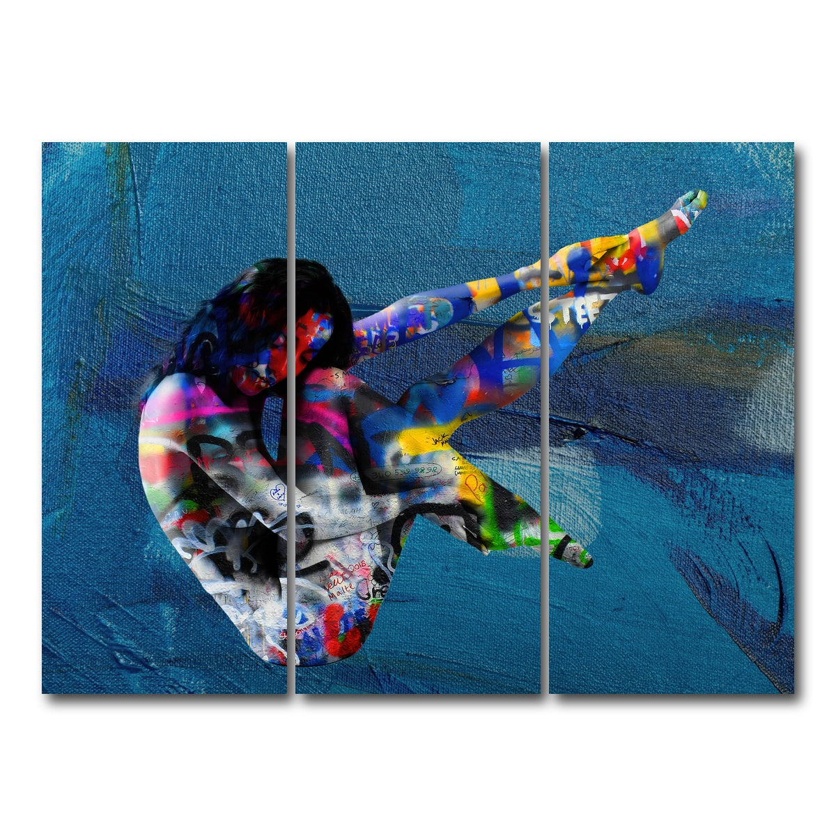 AUTO-MOCKUP WHITE | dreamer | 3 Piece | Gallery Wrap Canvas | group=8x18