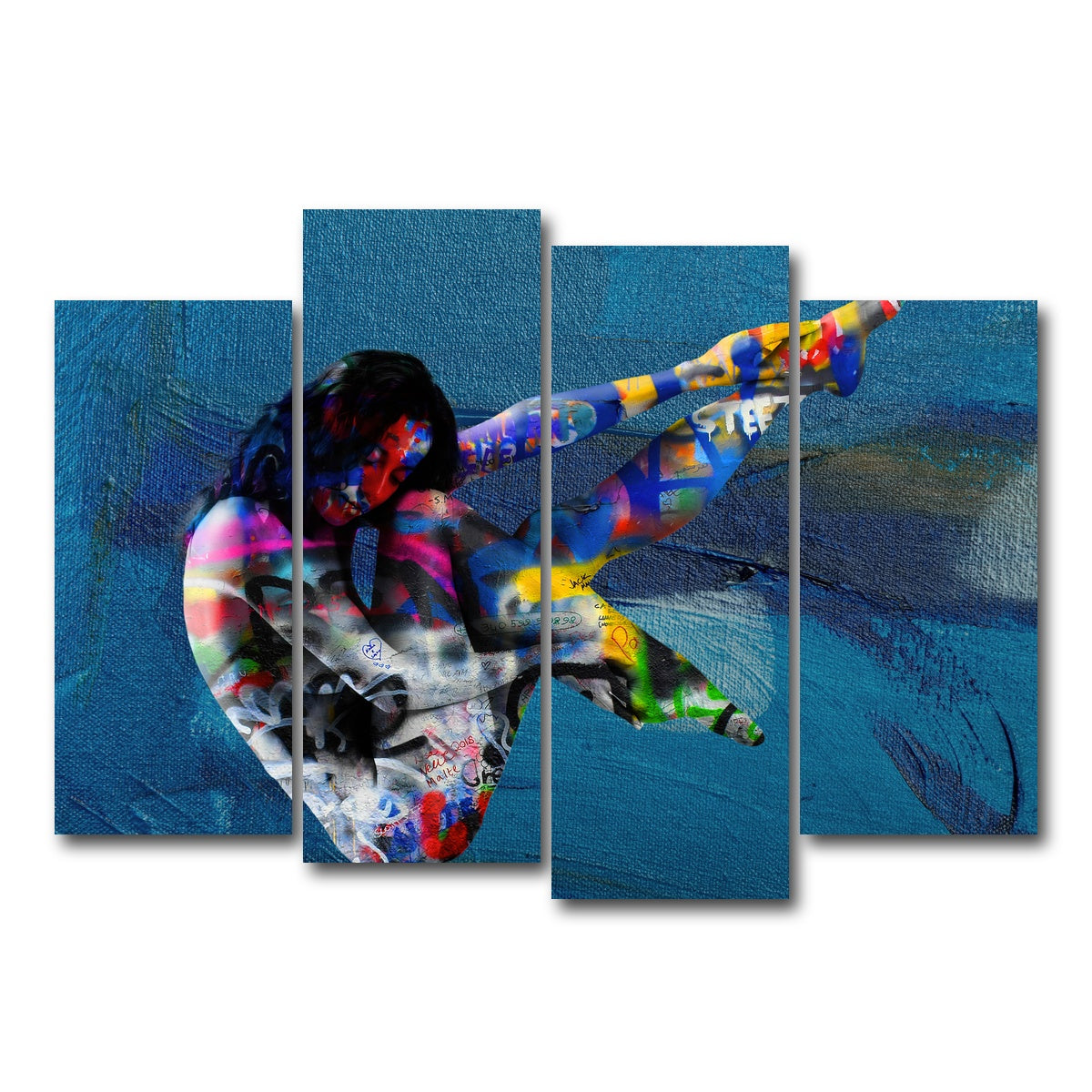 AUTO-MOCKUP WHITE | dreamer | 4 Piece | Gallery Wrap Canvas | group=4_normal