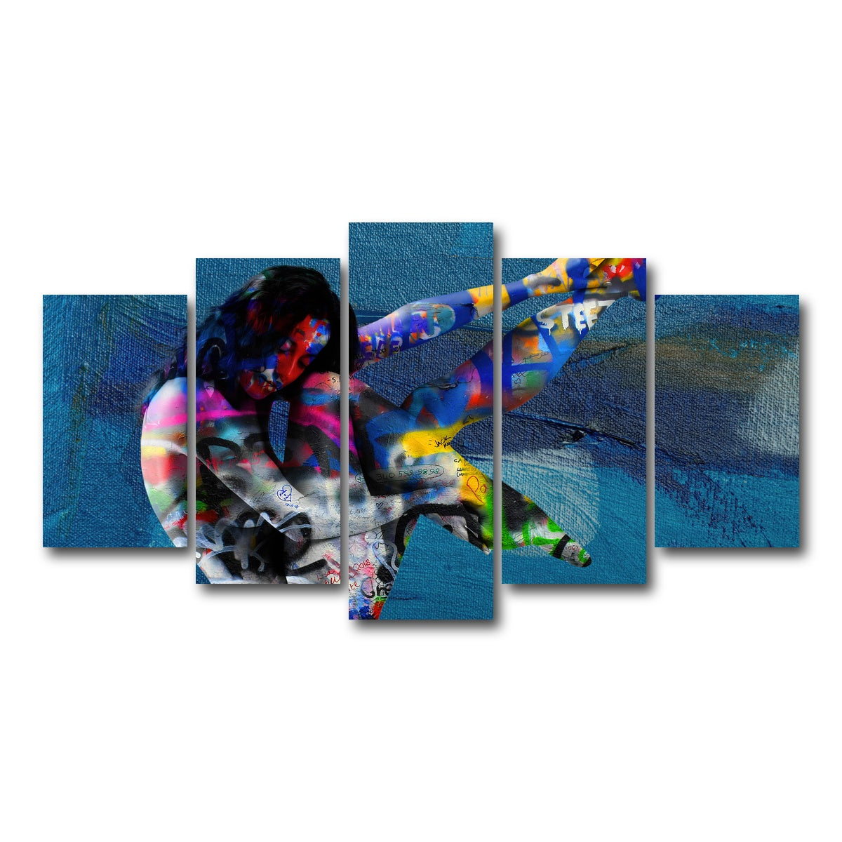 AUTO-MOCKUP WHITE | dreamer | 5 Piece | Gallery Wrap Canvas | group=5_normal