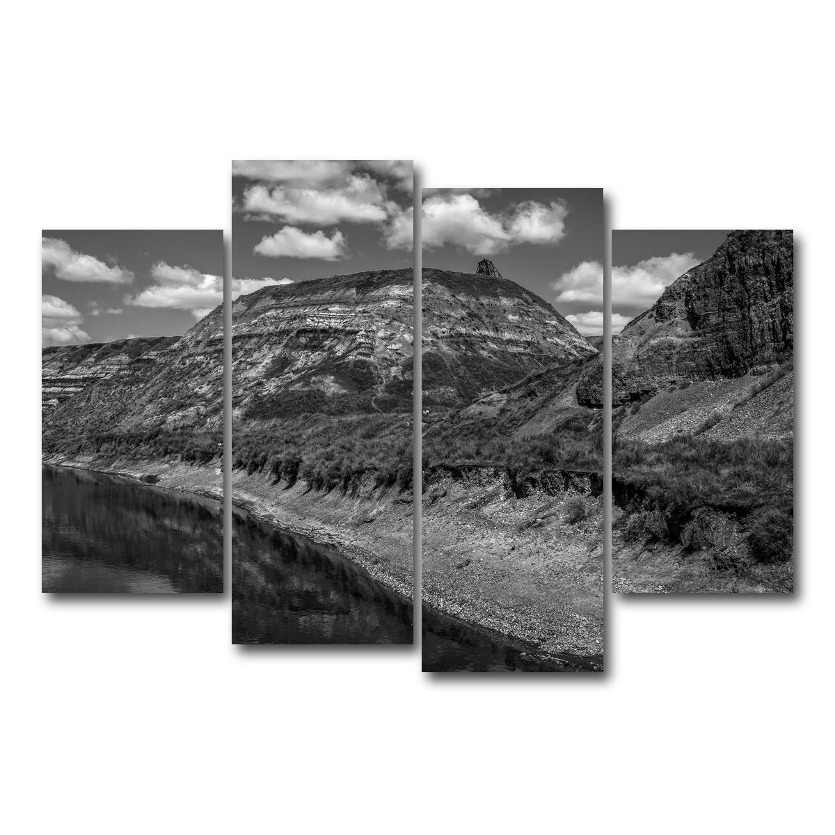 AUTO-MOCKUP WHITE | drumheller | 4 Piece | Gallery Wrap Canvas | group=4_short