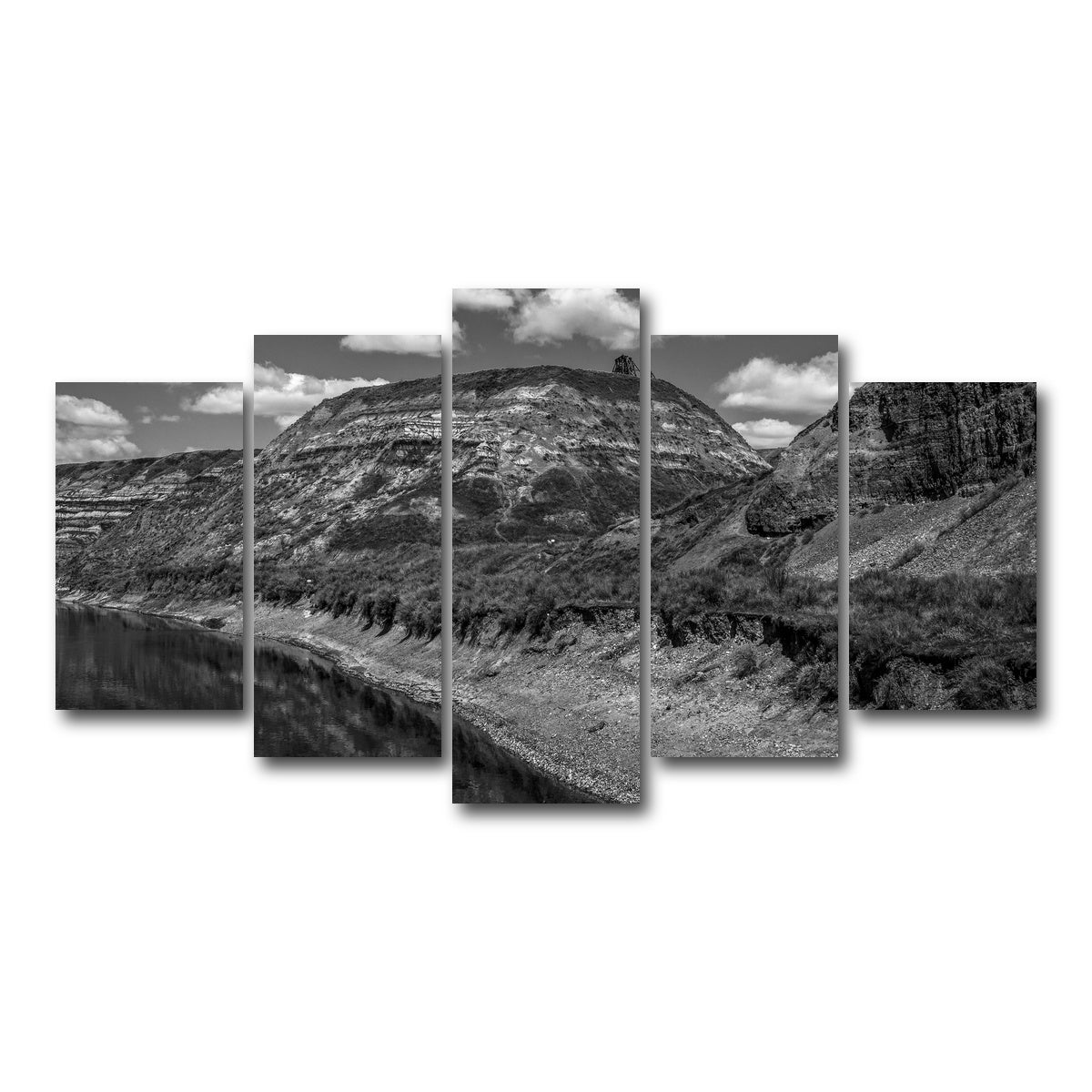 AUTO-MOCKUP WHITE | drumheller | 5 Piece | Gallery Wrap Canvas | group=5_normal