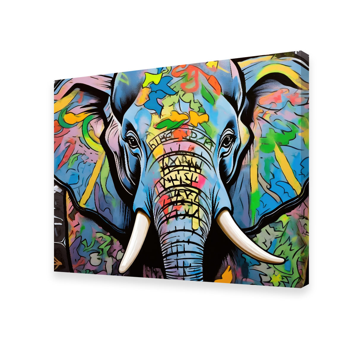 Elephant in Color Wall Art