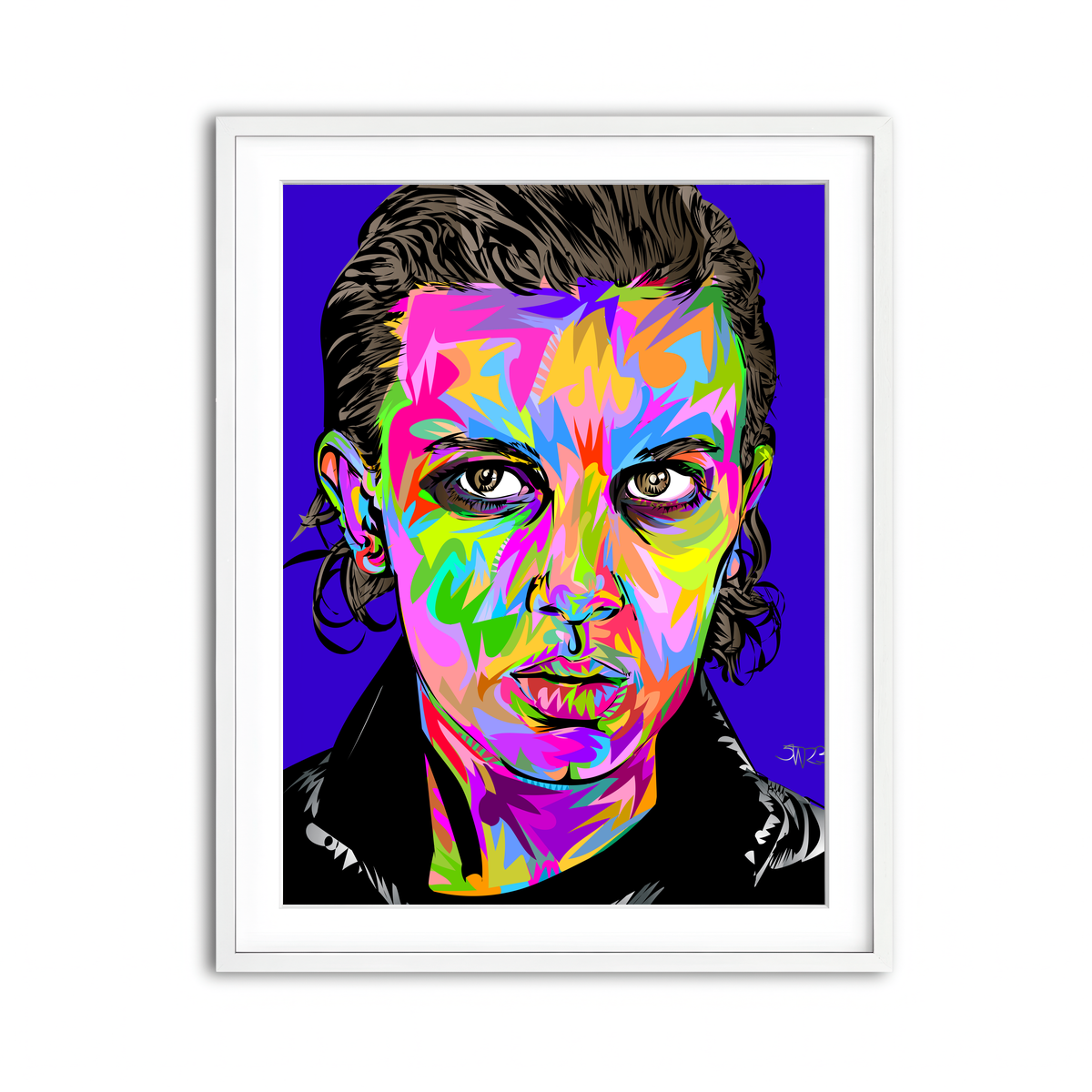 Framed Print 3x4 White